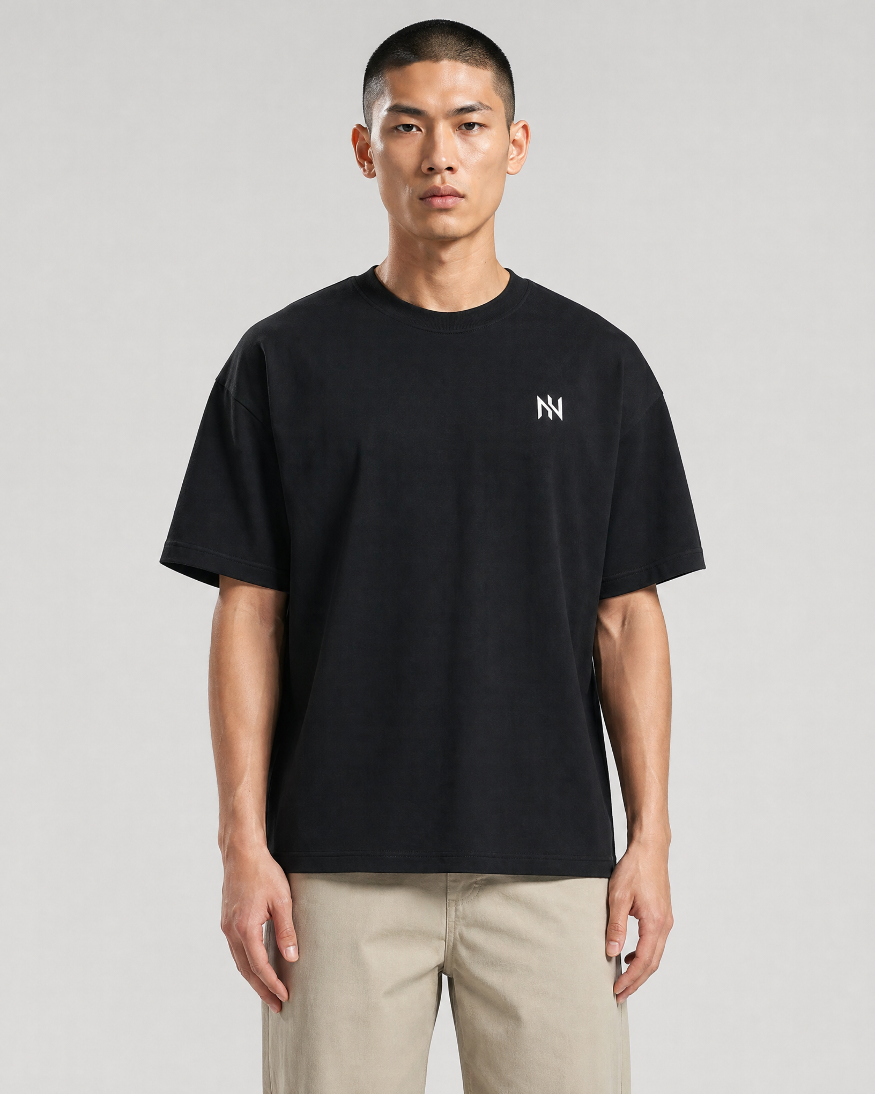 Drop Shoulder Cotton Tee
